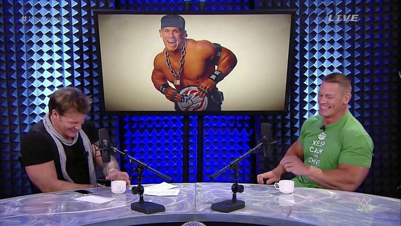John Cena and Chris Jericho on the WWE network