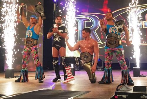 The Bullet Club was once again in action as Cody defended his World Title on the night