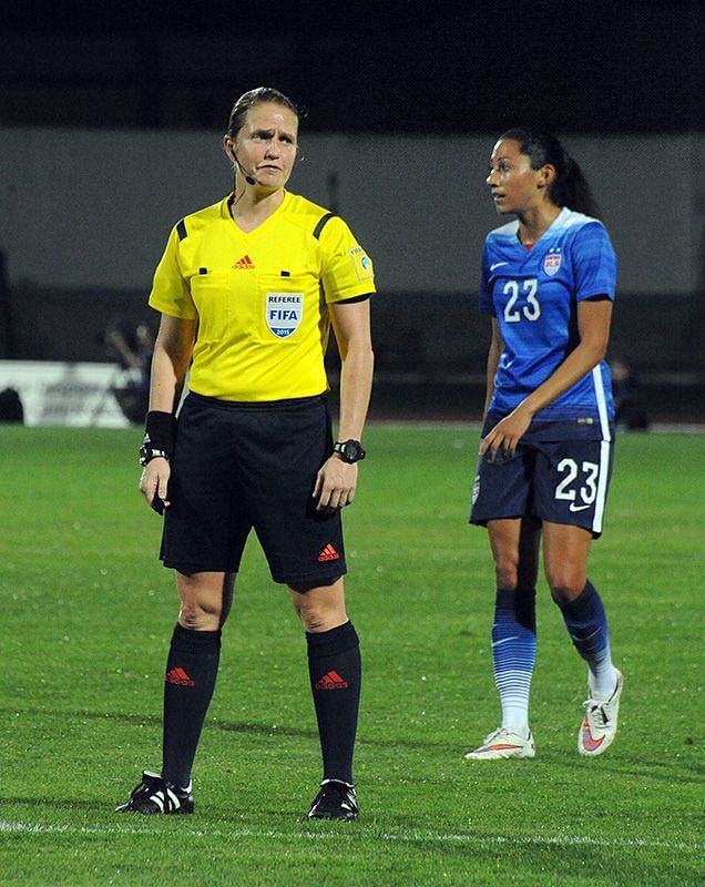 Esther Staubli is a Swiss referee