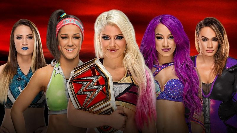 The women wrestlers of Raw