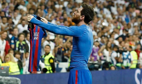 Lionel Messi&#039;s last-gasp winner resulted in the iconic celebration 
