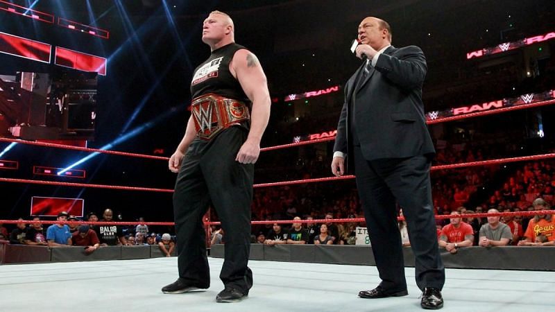 Brock and Heyman are to address Jinder&#039;s challenge tonight on RAW