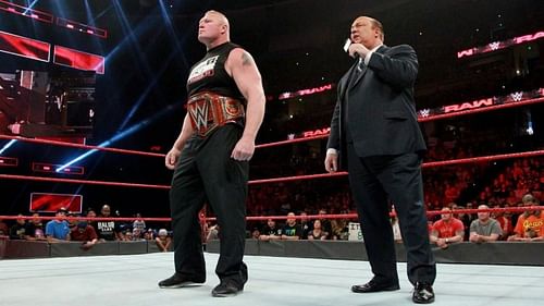 Brock and Heyman are to address Jinder's challenge tonight on RAW