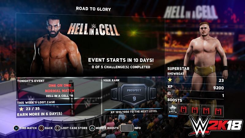 Check out the brand new user interface for WWE 2K18.