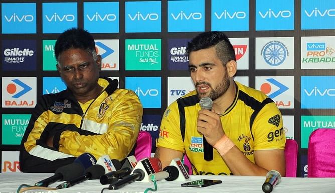 Pro Kabaddi League 2017 Season 5: Rahul Chaudhari disgusted with poor performance of Telugu Titans defenders