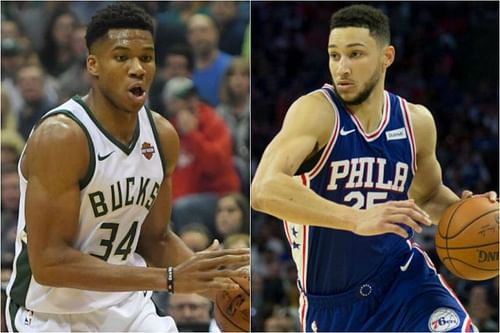 Giannis Antetokounmpo and Ben Simmons