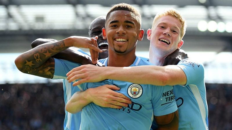 Gabriel Jesus (centre) &amp; Kevin De Bruyne (right) have been key players in the Citizen&#039;s impressive run