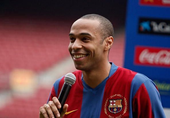 Thierry Henry Signs For Barcelona