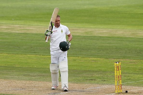 AB de Villiers&#039;s 116 helped South Africa post a big first innings score