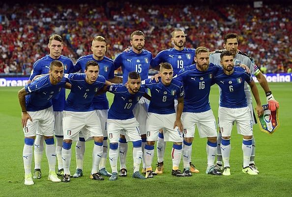 Italy squad depth