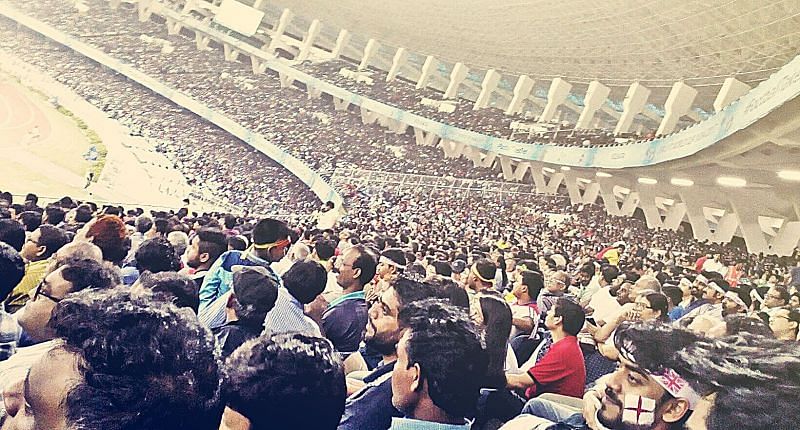 Attendance at Salt Lake Stadium, Kolkata. FIFA U-17 World Cup 2017