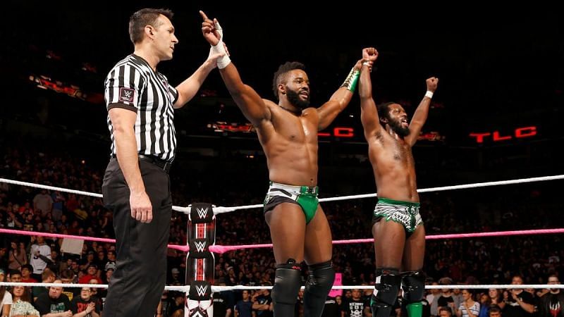 Cedric Alexander and Rich Swann were victorious at WWE TLC