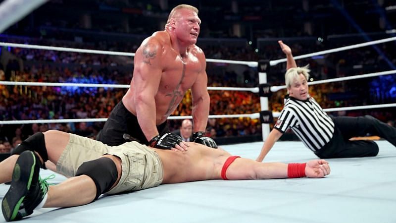 Brock Lesnar is not only a dominant star, but prone to the occasional squash.