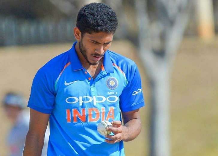 Thampi in action for India A in South Africa