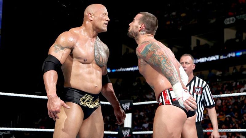 The Rock vs. CM Punk went down at the Royal Rumble, with a rematch at Elimination Chamber.