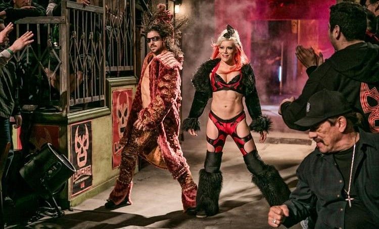 Johnny Impact and Taya Valkyrie have also performed for Lucha Underground