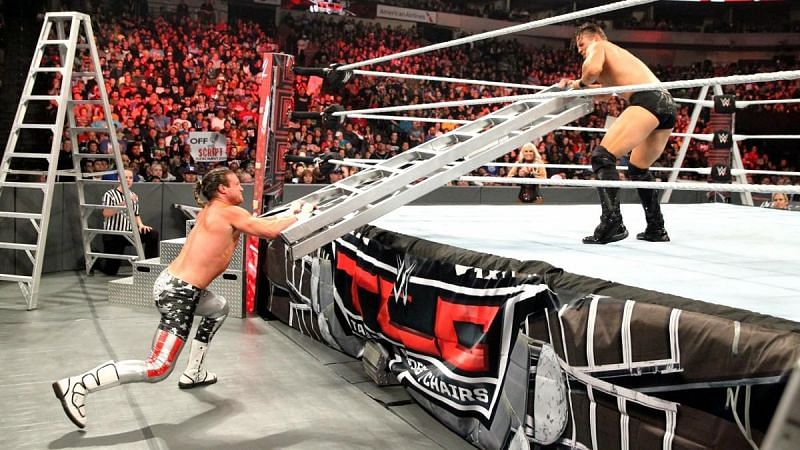 The Miz defended the Intercontinetal Championship in a Ladder match last year 