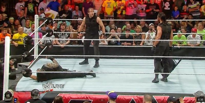 Seth Rollins betrays The Shield