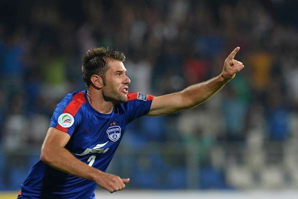 Juan Antonio celebrates goal against JDT in last year&#039;s zonal final