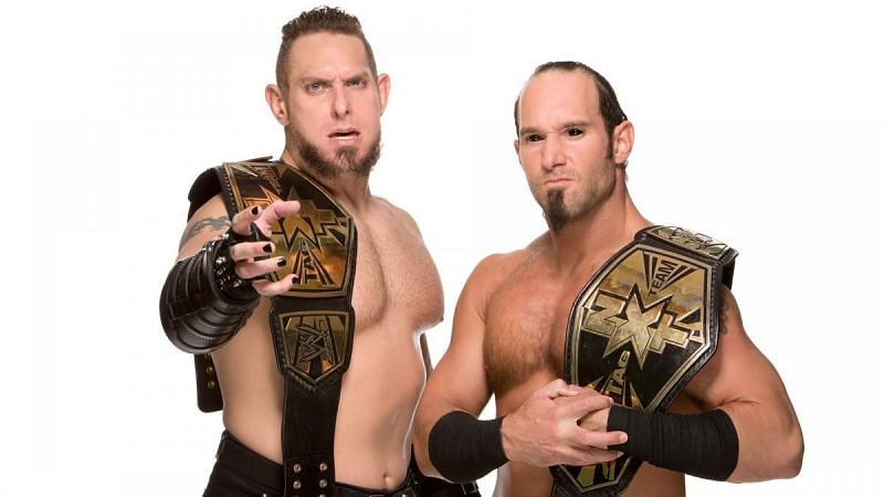 The Ascension with the NXT Tag Team Championships