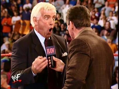 If the 30 for 30 episode is to be believed, at this point in his life, Flair would probably not be able to buy a WWF t-shirt without a loan, let alone a significant portion of the company.