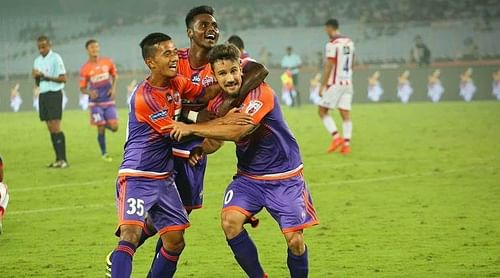 Marcelinho (right) was excellent for Pune against ATK