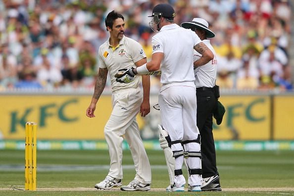 Mitchell Johnson Kevin Pietersen