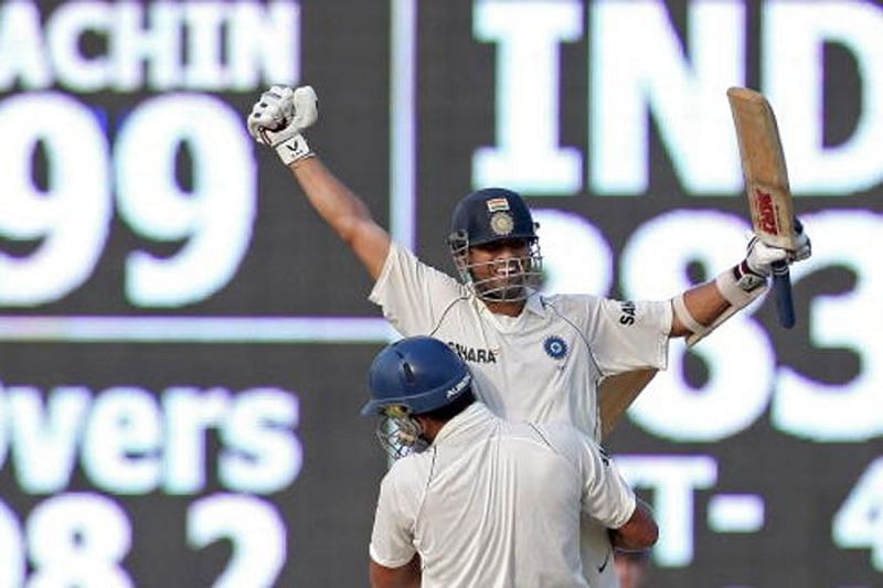 Sachin scored a match winning century in the fourth innings