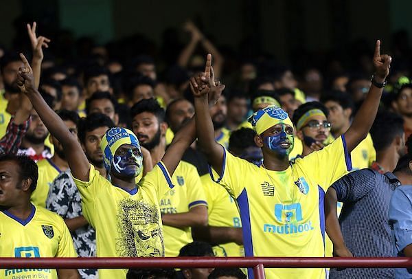 The Kerala Blasters recorded a 100% attendance at home