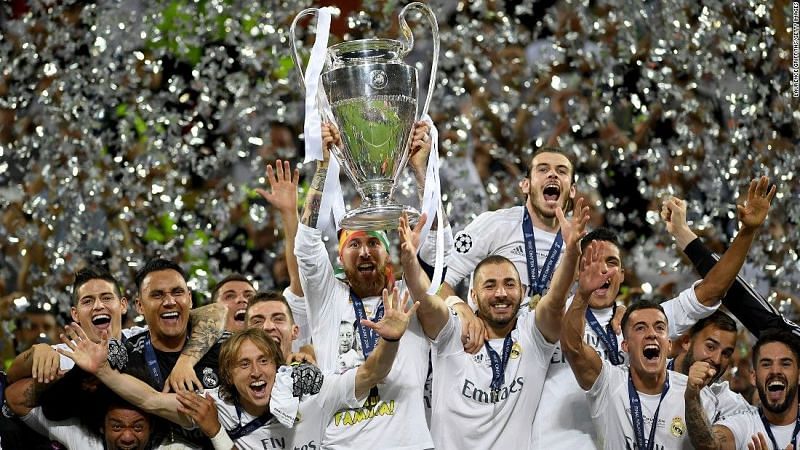 Real Madrid have won back to back Champions League titles in 2016 and 2017