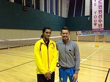 Video: Watch PV Sindhu and Lin Dan team up to beat Saina Nehwal and Lee Chong Wei