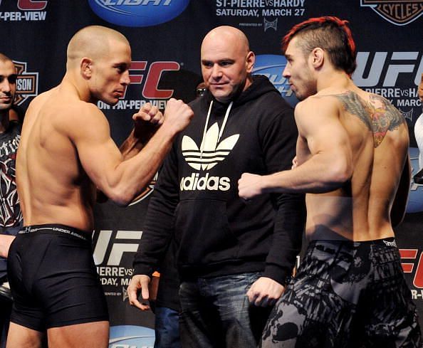 UFC 111: St-Pierre v Hardy Weigh-In