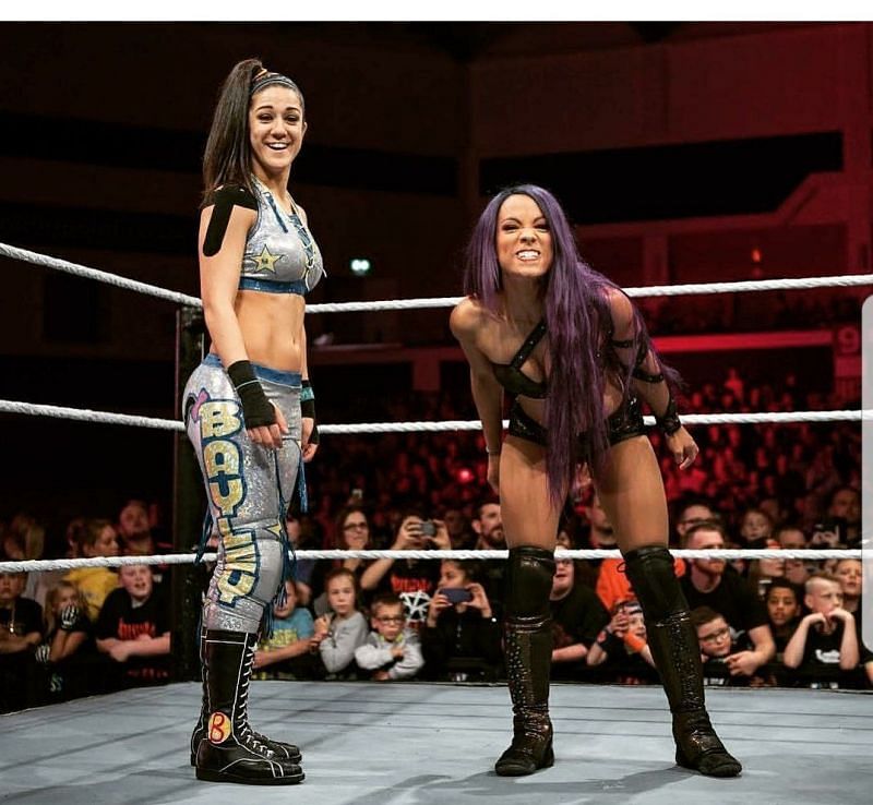 Bayley and Sasha Banks team up once again during WWE&#039;s tour of the UK