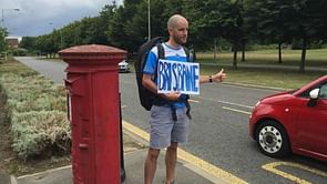 Ashes 2017/18: England cricket fan travels all the way to Australia without flying