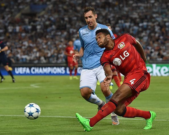 SS Lazio v Bayer Leverkusen - UEFA Champions League: Qualifying Round Play Off First Leg