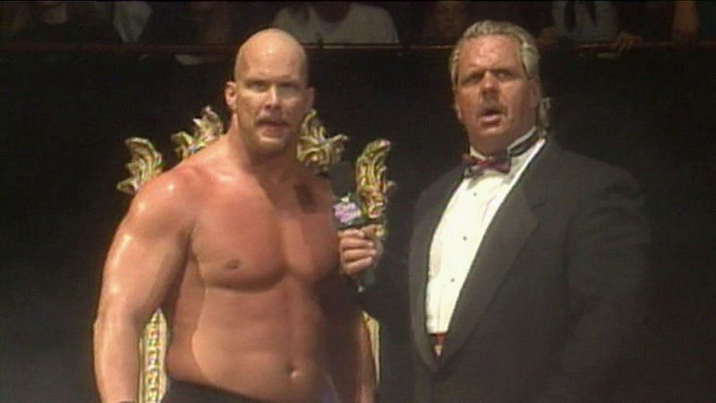 Stone Cold ad libbed one of the greatest lines in wrestling history.