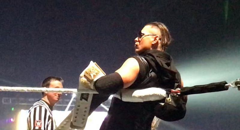 The Miz basking in the glory of WWE Birmingham