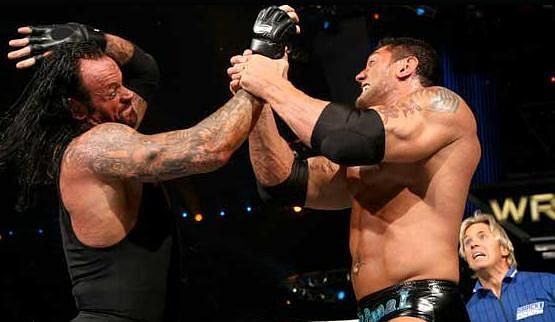 Batista vs Undertaker stole the show at Wrestlemania 23
