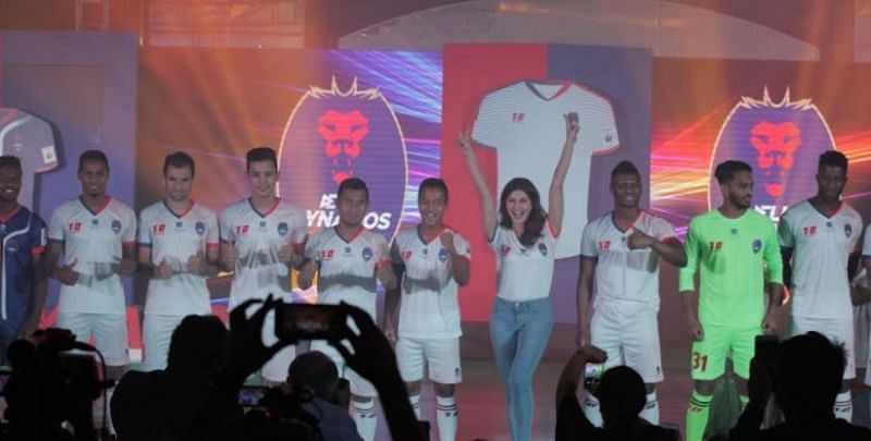 Delhi&#039;s players sport the new jersey
