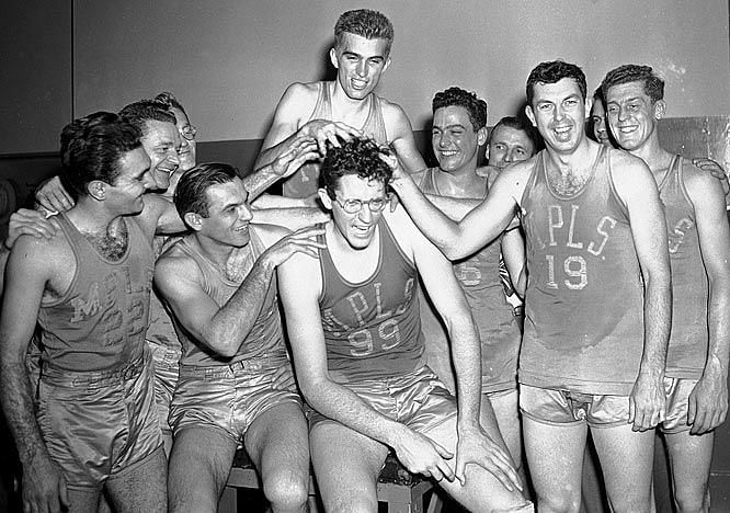 NBA struggles during 1950s, begins its rise later in decade