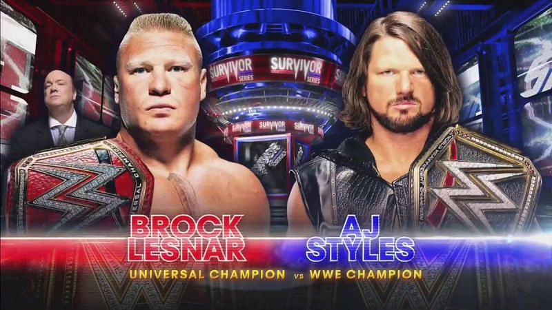 Brock Lesnar vs. AJ Styles Survivor Series