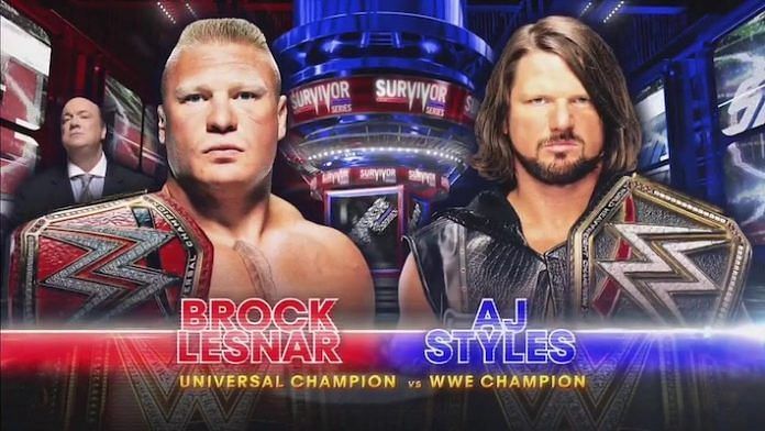 AJ Styles will face Brock Lesnar at Survivor Series