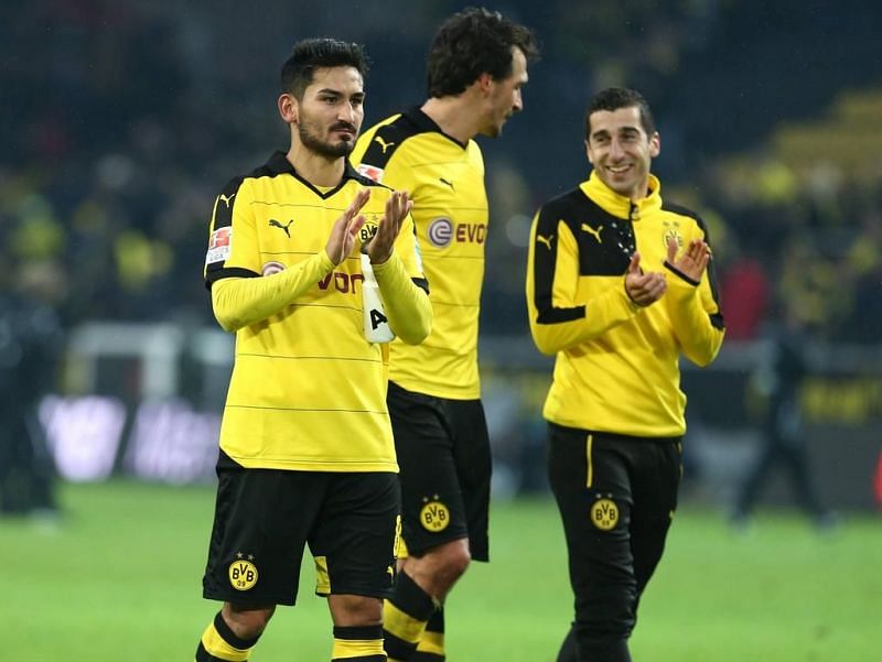 G&uuml;ndogan (left), Hummels (centre) &amp; Mkhitaryan are among the players who have left for better things