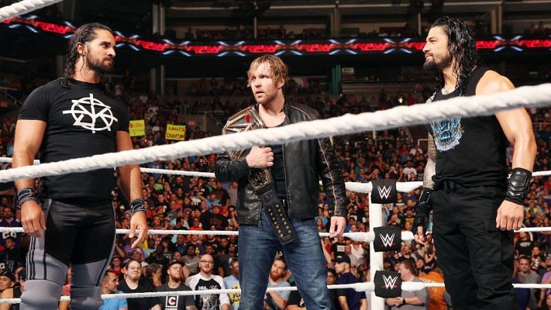 The Shield in a WWE ring