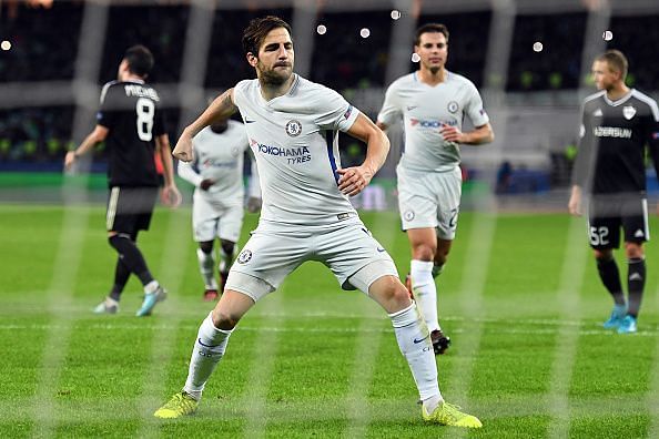 Fabregas continued his fine form on the night