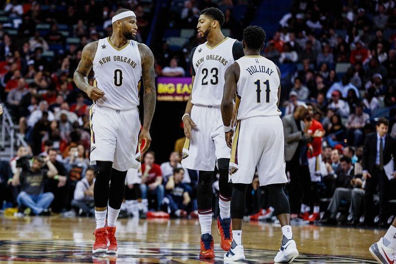 DeMarcus Cousins, Anthony Davis, Jure Holiday