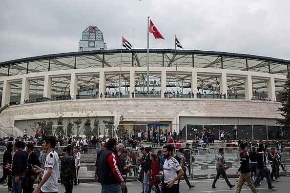 Besiktas Fans Celebrate First Game At New Vodafone Arena