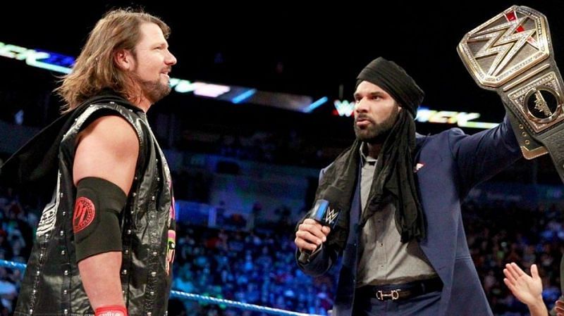 AJ Styles faced off against Jinder Mahal in the main event