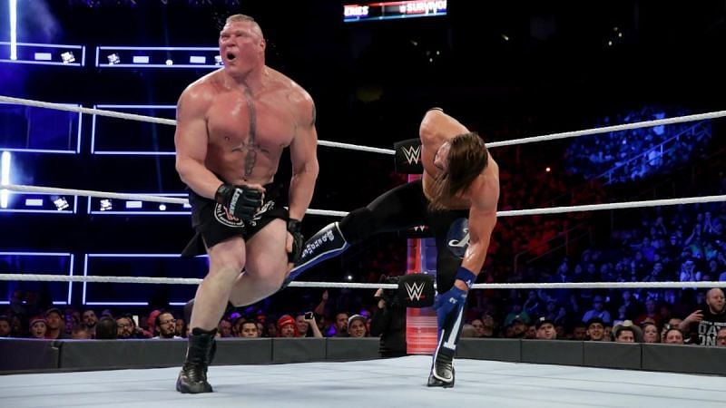 5 Reasons Why Brock Lesnar Vs Aj Styles Is A Match Of The Year Candidate