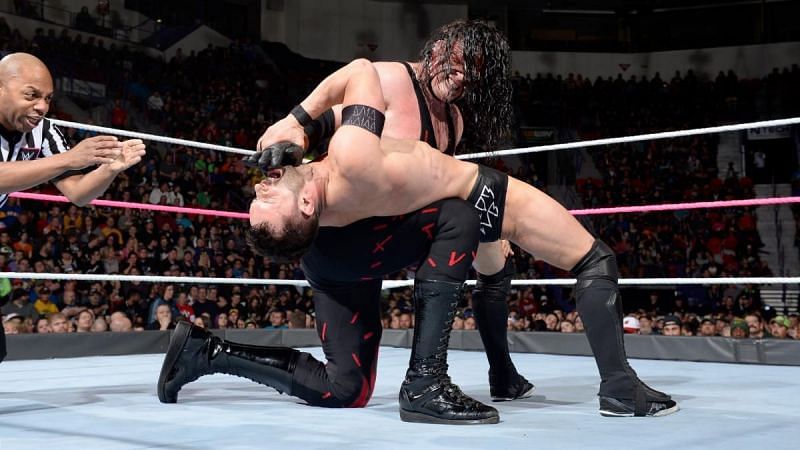 Kane destroyed Finn Balor when they met inside the ring